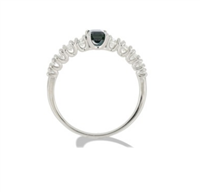 Ringe Gemoro Dame Zaffiri in Weißgold Diamante 0.38 Ct AC487BIA.ZF - AC487BIA.ZF